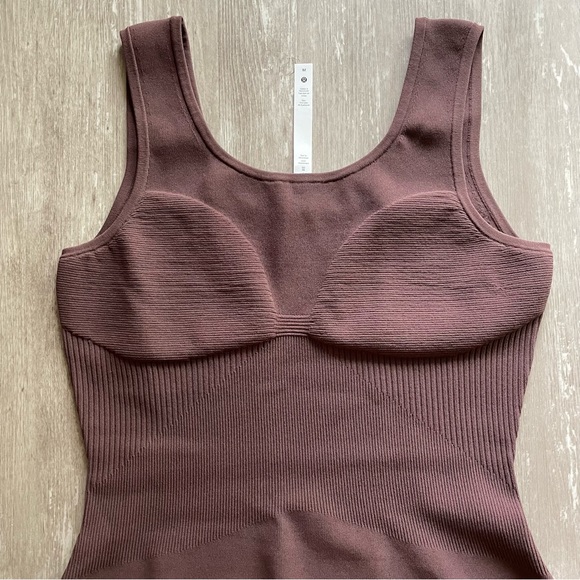 Lululemon Tight-Fit Knit Tank Dress in Java (rich brown) - Picture 7 of 10